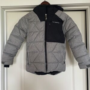 Columbia Kids Black and Gray Winter Jacket